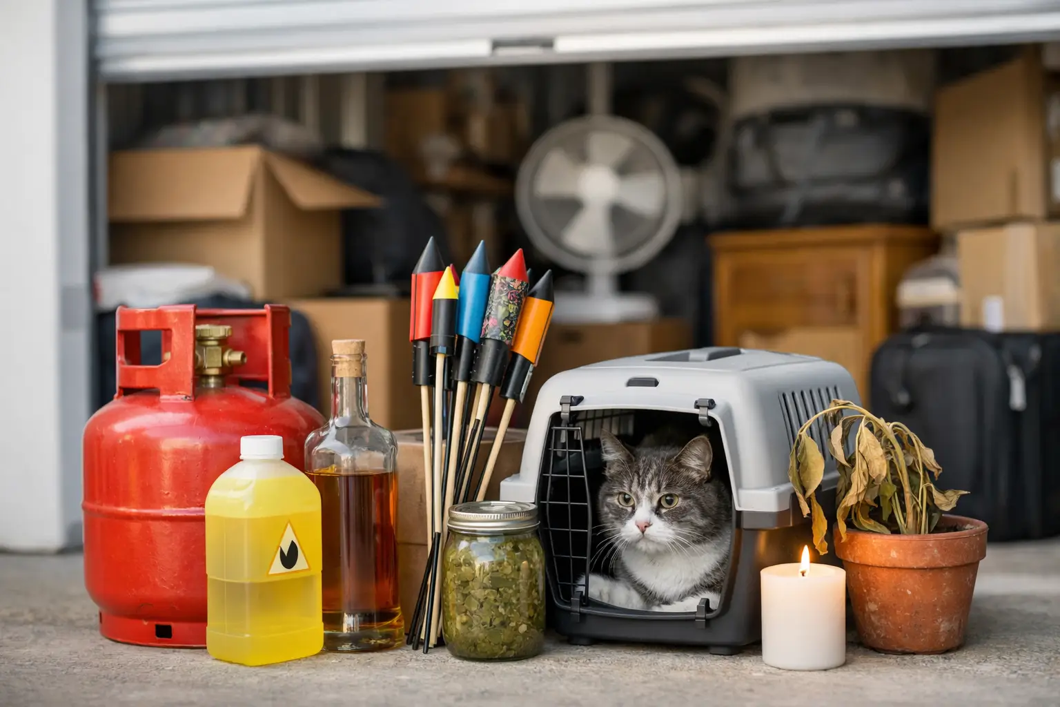 What Items Cannot Go in Storage?