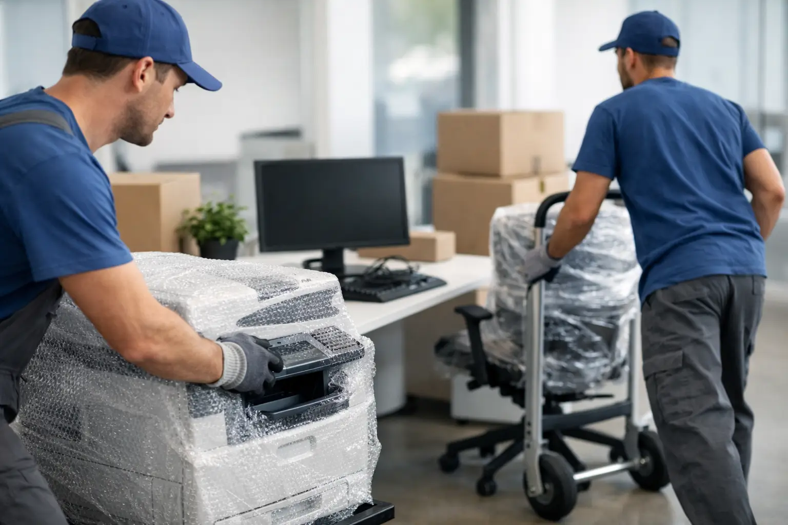 How to Move Office Equipment Safely