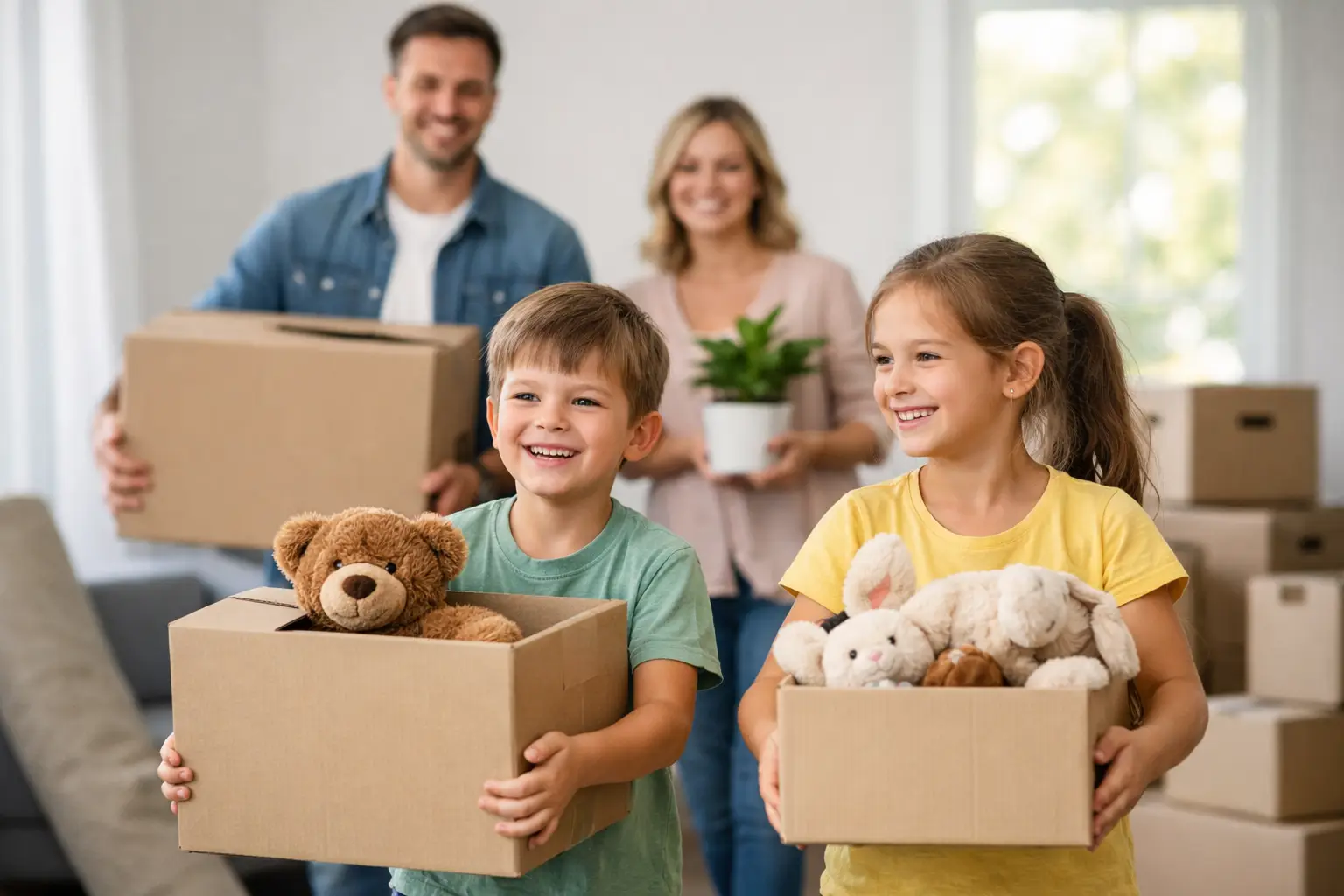 Moving House with Children Without the Stress