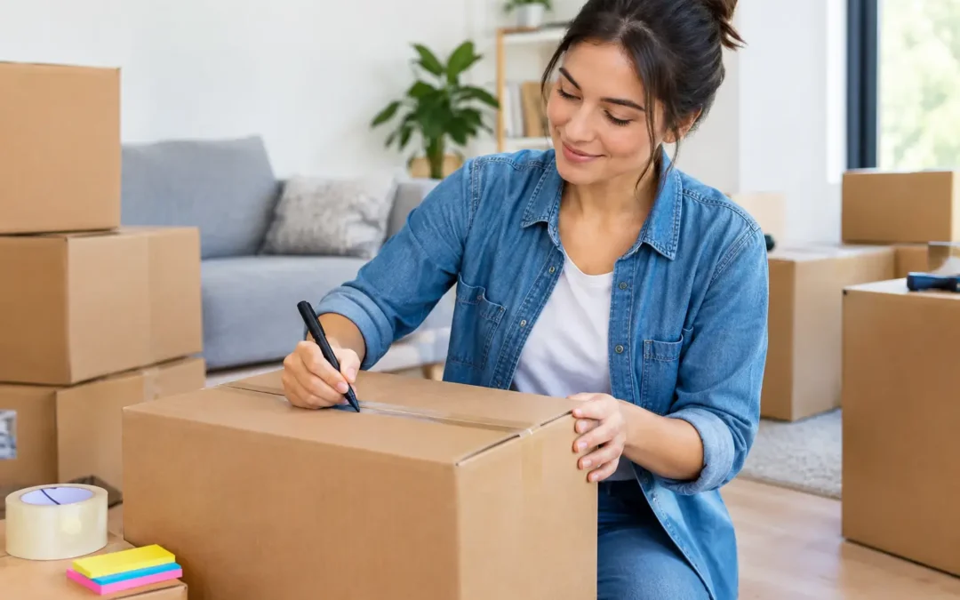 How to Label Moving Boxes Efficiently for a Move